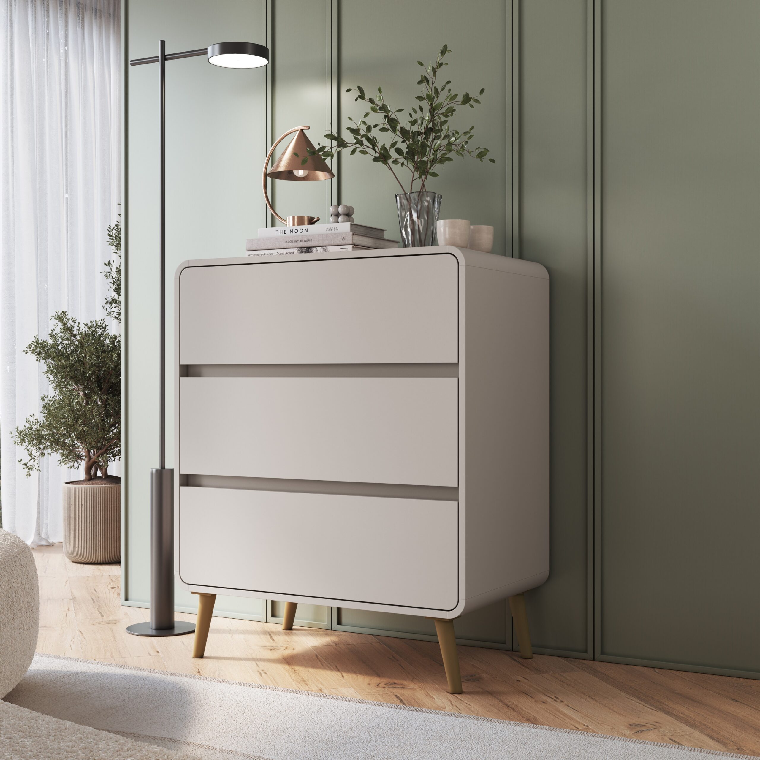 Cajonera Beige